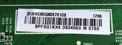 MAIN / BEST BUY / SHARP XHCB0QK027 / 715G7228-M01-002-004Y / XHCB0QK0270 / XHCB0QK027010X / PANEL TPT430H3-HVN01.U REV:S081B / MODELO LC-43LB481U - Imagen 3