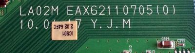 T-CON / LG EBR61004704 / EAX62110705(0) / 61004704 / LA02M / EAX62110705 (0) / PANEL LC470EUS (SC)(A1) / MODELOS 47LX6500 / 47LX6500-UB AUSWLJR - Imagen 2