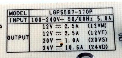 FUENTE DE PODER / LG OLED EAY64510701 / EAX67218501 (1.4) / 64510701 / LGP55B7-170P / EAX67218501(1.4) / PANEL LC550AQD (EK)(A4) / MODELO OLED55B7A-U.BUSYLJR - Imagen 4