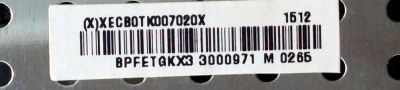 MAIN / BEST BUY / SHARP XECB0TK007 / 715G7228-M0C-000-004K / XECB0TK0070 / XECB0TK007020X / PANEL TPT500J1-HVN07.U REV:S600B / MODELO LC-50LB371U - Imagen 2