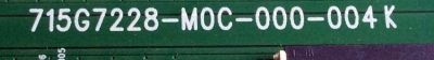 MAIN / BEST BUY / SHARP XECB0TK007 / 715G7228-M0C-000-004K / XECB0TK0070 / XECB0TK007020X / PANEL TPT500J1-HVN07.U REV:S600B / MODELO LC-50LB371U - Imagen 3