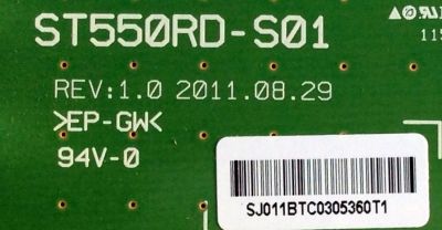 LED DRIVER / SONY LJ97-00011B / ST550RD-S01 / 011B / ST550RD-S01 REV:1.0 / PANEL FQLR550LT1 / A-1853-361-A / MODELO KDL-55HX850 - Imagen 2