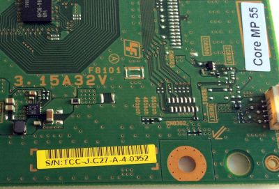 T-CON / SONY 1P-111CX00-4010 / TCC-J-C27-A-4-0352 / 3.15A32V / PANEL FQLR550LT1 / A-1853-361-A / MODELO KDL-55HX850 - Imagen 3