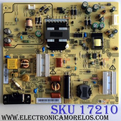 FUENTE DE PODER  BEST BUY / TOSHIBA 1T92000001I / FSP134-4FS01 / 18W014501 / 3BS0443603GP / 02-1T92000001I-DSPYL / PANEL'S U500DU01 TT103 / U500DU01-TT103 REV:CD1.A / U500DU01 TT107 / MODELOS TF-50A810U19 / 50LF711U20 / 50LF621U19