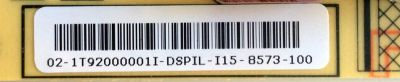 FUENTE DE PODER  BEST BUY / TOSHIBA 1T92000001I / FSP134-4FS01 / 18W014501 / 3BS0443603GP / 02-1T92000001I-DSPYL / PANEL'S U500DU01 TT103 / U500DU01-TT103 REV:CD1.A / U500DU01 TT107 / MODELOS TF-50A810U19 / 50LF711U20 / 50LF621U19 - Imagen 2