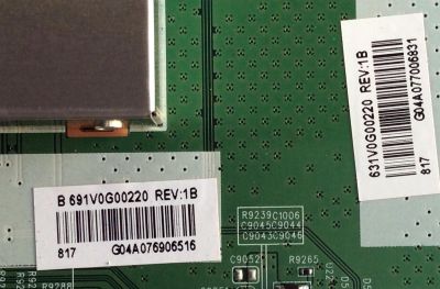 MAIN PARA TV TOSHIBA·FIRE TV 4K·UHD·HDR / NUMERO DE PARTE 631V0G00220 / 691V0G00220 / 631V0G00220 REV:1B / 691V0G00220 REV:1B / UCI4 / VTV-L55731 REV:1 / VTV-L55731 / PANEL U500DU01 TT103 / U500DU01-TT103 REV:CD1.A / MODELO TF-50A810U19 - Imagen 3