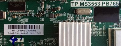 MAIN / FUENTE (COMBO) / LG H17081868 / TP.MS3553.PB765 / 3200366461 / 320021030409005 / 2A0 20170513_124013 / PANEL BOEI430WU1 5A1790B / MODELO 43LJ500M-UB CUSFLH - Imagen 2