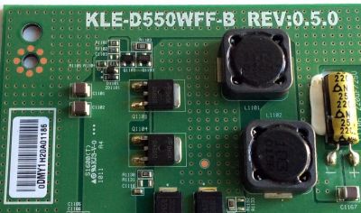 LED DRIVER SLAVE / LG KLE-D550WFF-B / 55LE8500-SLAVE / A1Y1020A / KLE-D550WFF-B REV:0.5.0 / PANEL LE85M55T240V5 / MODELOS 55LE8500-UA AUSWLJR / 55LE5400-UC / 55LE8500-UA - Imagen 2