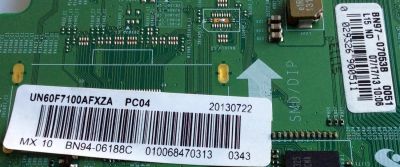 MAIN / SAMSUNG BN94-06188C / BN41-01958A / BN97-07053B / PARTE SUSTITUTA BN94-06789S / PANEL CY-LF600DSSV1H / MODELO UN60F7100AFXZA HH01 - Imagen 2