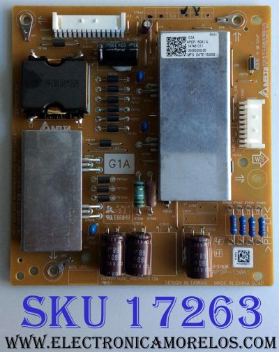 TARJETA G1A STATIC CONVERTER / SONY 1-474-613-11 / 147461311 / APDP-150A1 A / 2955020704 / APDP-150A1 / PANEL YD5S550HTG01 / MODELO XBR-55X900C