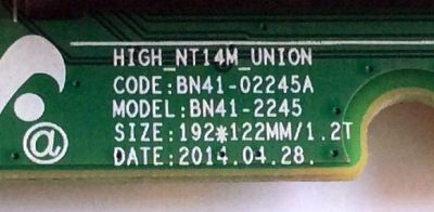 MAIN / SAMSUNG BN94-08107F / BN41-02245A / BN97-08781E / PARTE SUSTITUTA BN94-10715A / PANEL´S CY-DF400BGLV3H / CY-DF400BGLV8H / DISPLAY LSF400HM02-A01 / MODELOS UN40H5201AFXZA UF04 / UN40H5203AFXZA UN40H5203AFXZC / UN40H5201AFXZA LD05 - Imagen 3