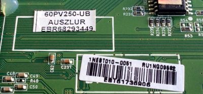 MAIN / LG EBT61736906 / EAX63728604 (4) / EBR68293449 / PARTE SUSTITUTA EBT61736903 / PANEL PDP60R30110 / MODELO 60PV250-UB / 60PV250-UB.AUSZLUR - Imagen 2