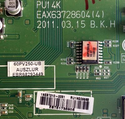 MAIN / LG EBT61736906 / EAX63728604 (4) / EBR68293449 / PARTE SUSTITUTA EBT61736903 / PANEL PDP60R30110 / MODELO 60PV250-UB / 60PV250-UB.AUSZLUR - Imagen 3