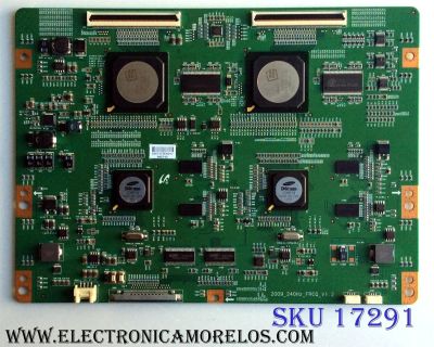 T-CON / SAMSUNG BN81-02354A / LJ94-02671F / 2671F / 2009_240Hz_FRCQ_V1.2 / SUSTITUTAS BN81-02356A / BN81-02361A / LJ94-02826J / LJ94-02808J / PANEL LTF460HG01-A01 / MODELOS LN46B750U1FXZA SQ01 / LN46B750U1FXZA / MAS PARTES SUSTITUTAS EN DESCRIPCION.