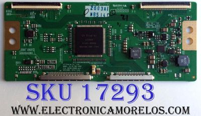 T-CON / LG 6871L-2603A / 6870C-0369B / 2603A / SUSTITUTAS 6871L-2430H / 6871L-2430D / 6871L-2762B / 6871L-2627C / 6871L-2627E / PANEL´S LC550EUF (SD)(F2) / LC550EUF (SD)(F1) / MODELOS 55LW5600-UA AUSYLJR / 55LW5600-UA / 55LW5700-UE / 55LW6500-UA