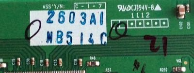 T-CON / LG 6871L-2603A / 6870C-0369B / 2603A / SUSTITUTAS 6871L-2430H / 6871L-2430D / 6871L-2762B / 6871L-2627C / 6871L-2627E / PANEL´S LC550EUF (SD)(F2) / LC550EUF (SD)(F1) / MODELOS 55LW5600-UA AUSYLJR / 55LW5600-UA / 55LW5700-UE / 55LW6500-UA - Imagen 2