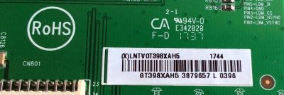 LED DRIVER / VIZIO LNTVGT398XAH5 / 715G8518-P01-000-004Y / E342828 / MODELOS E75-E1 LTMAGRAT / E75-E1 - Imagen 3