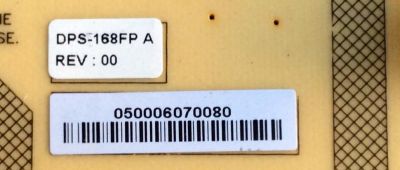 FUENTE DE PODER / VIZIO 0500-0607-0080 / 2950267006 / DPS-168FP A / 50006070080 / PANEL LC420EUS (SC)(A2) / LC420EUS / MODELO XVT3D424SV - Imagen 3