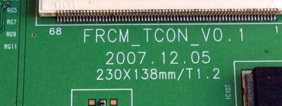 T-CON / SAMSUNG BN81-02129A / LJ94-2574D / FRCM_TCON_V0.1 / 2574E / 2574D / SUSTITUTAS LJ94-02346J / LJ94-02349C / BN81-01702A / BN81-01697A / BN81-02452A / LJ94-02347D / PANEL LTF460HE05-A01 / MODELO LN46A850S1FXZA / MAS PARTES SUSTITUTAS EN DESCRIPCION. - Imagen 3