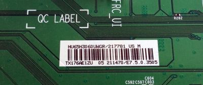 MAIN / BEST BUY / SHARP 217781 / RSAG7.820.7351/ROH / HU65N3060UWGR / 211470 / PANEL HD650K3U51\S1\BBY\GM\ROH / 214031 / MODELO LC-65LBU591U - Imagen 2