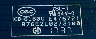 MAIN FUENTE (COMBO) / INSIGNIA 320021043101001 / CV3553CH-E42 / CV3553CH_E42_11_170427BBY / 7.T3553CHE4211.3A0 / 1707241957 / 076E2L02731B0 / E476721 / 79H11491709FB / PANEL BOEI430WU1 / DISPLAY 	HV430FHB-N10 / MODELO NS-43D420NA18 - Imagen 3