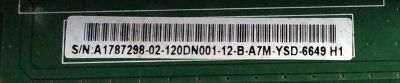MAIN DIGITAL A-1787-298-A / A1787298 / A1787298-02-120DN001-12-B / 1P-0105J01-6012 / 1P-0105200-6012 / PANEL LTY460HM03-001 / MODELOS NSX-46GT1 / NSX-32GT1 / NSX-40GT1 - Imagen 2