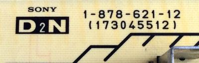 TARJETA D2N BACKLIGHT / SONY A-1663-188-B / 1-878-621-12 / A1663188B / 187862112 / PANEL LTY400HF04-001 / MODELO KDL-40W5100 - Imagen 2