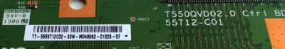 T-CON / SONY 1-895-397-11 / 55.55T12.C02 / T550QVD02.0 / 5555T12C02 / 55T12-C01 / PANEL UD3Y546LTQ1 / MODELOS XBR-55X900A / SE55UY04 / ELUFT551 / E4SFT551 / E4SFC551 H5A0M - Imagen 2
