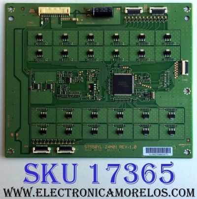 LED DRIVER / SONY ST550YL-24M01 / YLV552TD / ST550YL-24M01 REV:1.0 / YLV552TD0900357T1 / PANEL UD3Y546LTQ1 / MODELO XBR-55X900A / XBR-55X850A