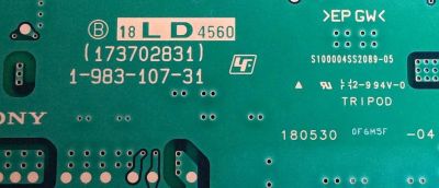 LED DRIVER / SONY A-2199-389-A / 1-983-107-31 / A2199389A 166A / S100004SS2089-05 / 173702831 / PANEL YD8F007DND01B / MODELO XBR-55X900F - Imagen 4