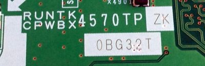 T-CON / SHARP RUNTK4570TPZK / RUNTK4570TP / CPWBX4570TP / 4570TP / KF464 / PANEL LK520D3LWG0Z / MODELOS LC-46LE810UN / LC-52LE820UN - Imagen 3