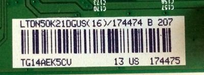 MAIN / INSIGNIA 174474 / RSAG7.820.5710/ROH / LTDN50K21DGUS(16) / 174475 / M141014 / PANEL HD500DF-B57(10)\T1\S1\GM\ROH / MODELO NS-50D550NA15 - Imagen 4