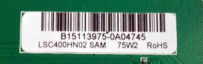 MAIN FUENTE / (COMBO) / SCEPTRE / 8142123332082 / TP.MS3393.P712 / T201510070A / B15113975 / PANEL´S CN39HD749 / LSC400HN02 / MODELO X40 SBNC93CD - Imagen 3