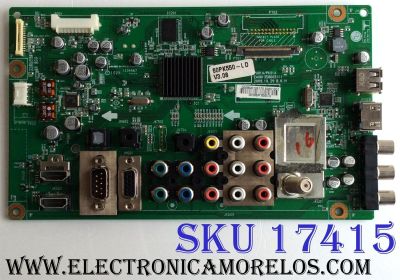 MAIN / LG EBR60851001 / EAX61358603 / 6851001 / EBR65773401 / EBT60948301 / EAX61358603(1) / PANEL PDP60R10000 / MODELO 60PK550-UD