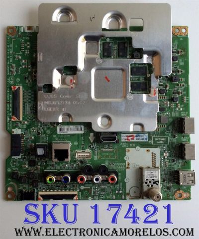 MAIN / LG EBT64533102 / EAX67187104(1.0) / 77EBT000-010W / PANEL NC600DGE-AAFX3 / NUMERO DE DISPLAY LC600EGY(SK)(A4) / EAJ64530801 / MODELO 60UJ6300-UA BUSYLOR 