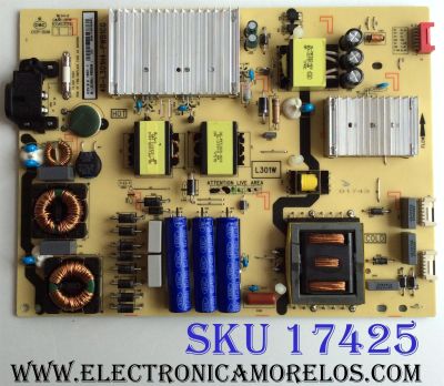 FUENTE DE PODER PARA TV TCL / NUMERO DE PARTE 08-L301WA4-PW200AN / 40-L301H4-PWB1CG / E56334 / PANEL LVU650ND1L / MODELOS 65S401 / 65S403 / 65S401TDAA / 65S401TBAA / 65S405TCBA / 65S405TACA