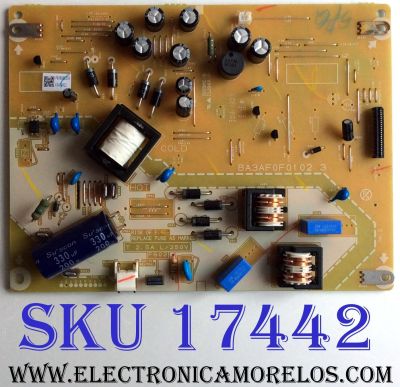 FUENTE DE PODER / PHILIPS A3AFQ023 / BA3AF0F0102 3 / BA3AF0F01 02 3