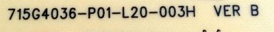 FUENTE DE PODER / VIZIO ADTV9S88GABU / 9S88GABU / 715G4036-P01-L20-003H / MODELOS M470VT / VT470M - Imagen 3