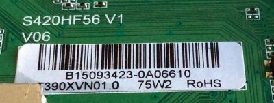 MAIN / FUENTE (COMBO) / INSIGNIA 55.38S01.1E1 / TP.MS3393.P70 / 5538S011E1 / B15093423 / S420HF56 V1 / PANEL T390XVN01.0 / MODELO NS-39D220NA16 / NS-39D220NA16 REV.A - Imagen 3