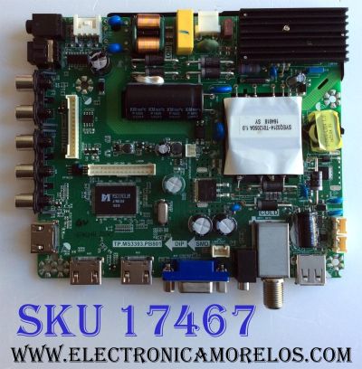 MAIN / FUENTE (COMBO) / ELEMENT K17010043 / TP.MS3393-PB801 / V500HJ1-PE8 C7 / E17026-2-SY / 890-M00-06NC6 / PANEL T500-V35-DLED / MODELOS ELEFW5017 LE-50GV350-D3 / ELEFW5017 C7A4M0A0S