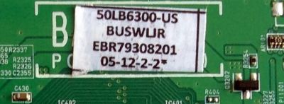 MAIN / LG EBT63295703 / EAX65363904(1.1) / EAX65363904 / EBR79308201 / PANEL LC500DUE (FG)(A4) / MODELOS 50LB6300-US BUSWLJR / 50LB6300 / 50LB6300-US - Imagen 2