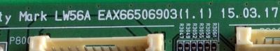 MAIN / LG EBT63696006 / EAX66506903(1.1) / 63143701 / 60SMXM13-000A / EAX66506903 / PANEL LD430EUE (FH)(B1) / MODELOS 43SM5B-BD / 43SM5B-BD AUSSLJM - Imagen 2
