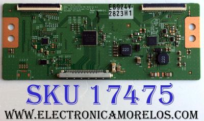 T-CON LG 6871L-2823H / 6870C-0401B / 2823H / SUSTITUTAS 6871L-2753M / 6871L-2852G / 6871L-2753R / 6871L-2856C / 6871L-2753S / 6871L-2852D / 6871L-2823E / 6871L-2856B / PANEL LC420EUE (SE)(F1) / MODELOS 42LM6200-UE / 42LM5800-UC / 42LM6200-UE / 42LW5300-UC