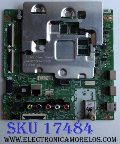 MAIN PARA TV LG 4K UHD HDR SMART TV / NUMERO DE PARTE EBU64425101 / 64425101 / EAX67146203(1.1) / EAX67146203 / 85086301 / PANEL RDL430WY (LD0-304) / DISPLAY LC430DGJ (SK)(A4) / MODELO 43UJ6200-UA.CUSYLH