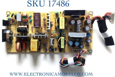 FUENTE DE PODER PARA MONITOR HP / NUMERO DE PARTE ADTV72411AA5 / 72411AA5 / 715T2956-1 / E168066 / PANEL LM240WU4 (SL)(A3) / MODELO LP2475W