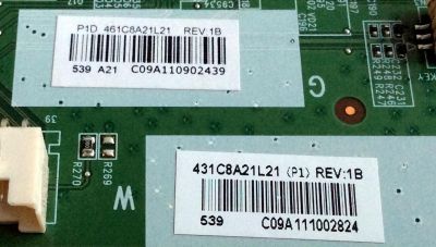 MAIN / BEST BUY / TOSHIBA 461C8A21L21 / SBA49T VTV-L49627 REV: 1A / 431C8A21L21 / PANEL`S K550WDR-HE350 REV.(3)A+3 / K550WDR-HE350 / KE550WDR-HE350 / MODELOS 55L310U / 55L310U REV. A - Imagen 3