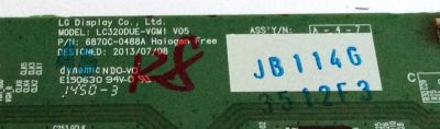 T-CON / LG 6871L-3412F / 6870C-0488A / LC320DUE-VGM1 / 3512F / PANEL LC320DUE (MG)(A3) / MODELOS 32LF5600-UB / 32LX560H-UA / 32LX340H-UA / 32LF5600-UB BUSYLJM / 32LX560H-UA BUSYLJM / 32LX340H-UA BUSYLJM - Imagen 2