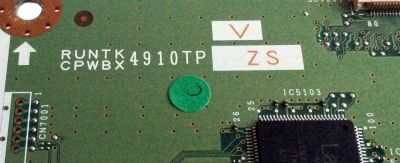 T-CON / SHARP RUNTK4910TPZS / CPWBX4910TPZS / KF778 / XF778WJN2 / QKITPF778YJN2 / QPWBXF778WJN2 / PARTE SUSTITUTA RUNTK4910TPZS / PANEL LK400D3GW80R / MODELO LC-40LE830U - Imagen 2