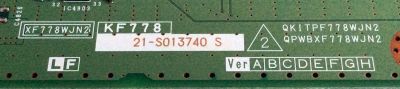 T-CON / SHARP RUNTK4910TPZS / CPWBX4910TPZS / KF778 / XF778WJN2 / QKITPF778YJN2 / QPWBXF778WJN2 / PARTE SUSTITUTA RUNTK4910TPZS / PANEL LK400D3GW80R / MODELO LC-40LE830U - Imagen 3
