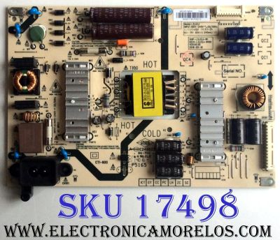 FUENTE DE PODER / LG 1609317M / 5835-L3L02J-W100 / 1609317M-P00272 / 168P-L3L02J-W1 / VER:00.00 / PANEL RDL400FY (QD0-406) REV.00 / MODELOS 40LH5000-UA.CUSJLH / 40LH5000